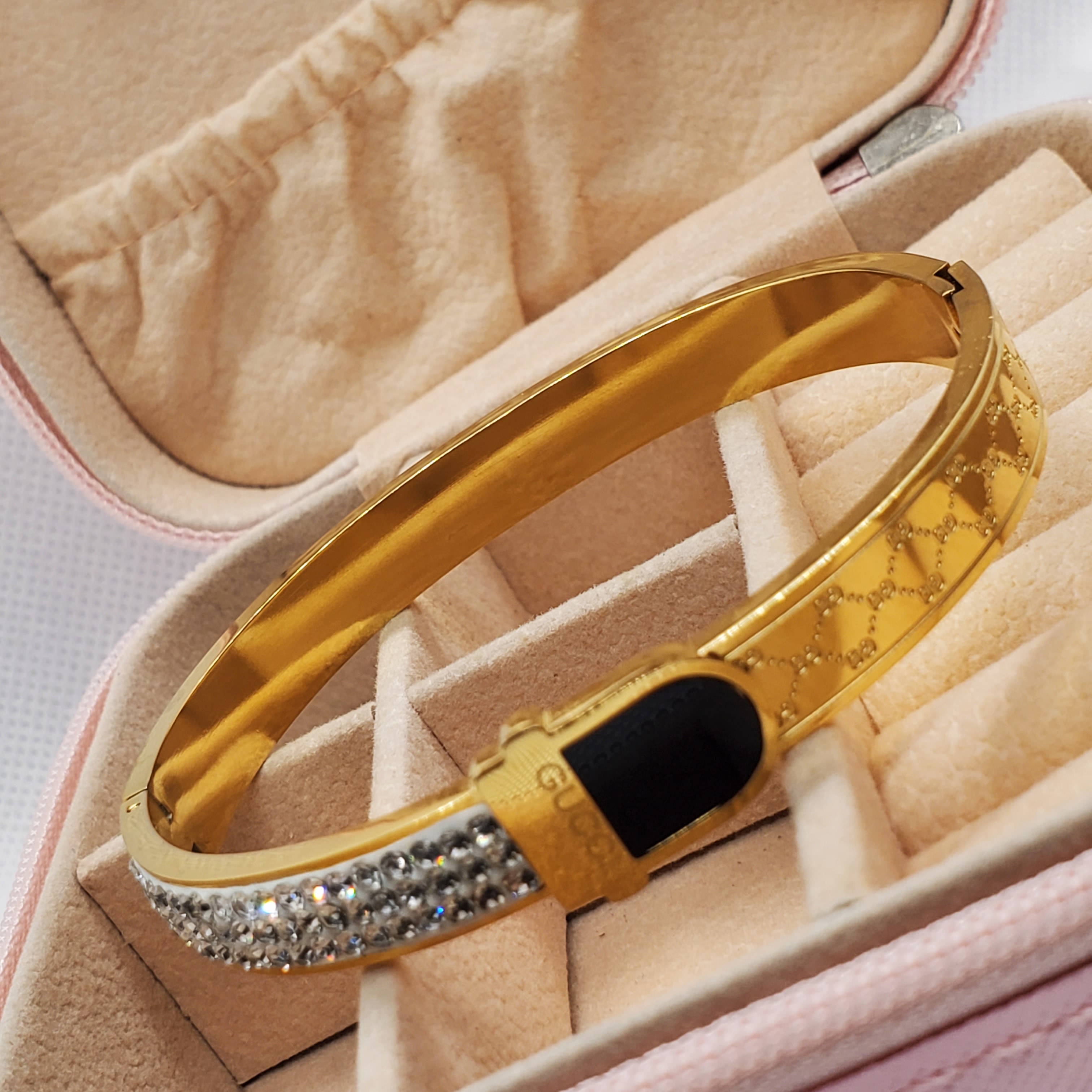 Luxe Gold-Tone Gucci-Inspired Bracelet