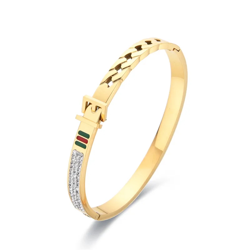 Gucci-Inspired Belt-Shaped Bracelet