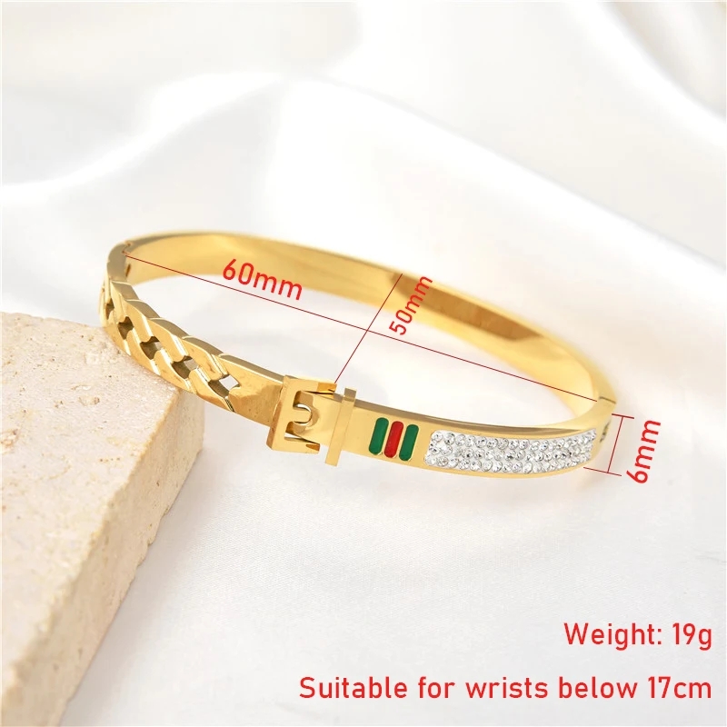 Gucci-Inspired Belt-Shaped Bracelet