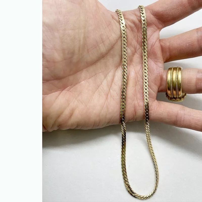 Stainless Steel Twisted Rope Chain Necklace