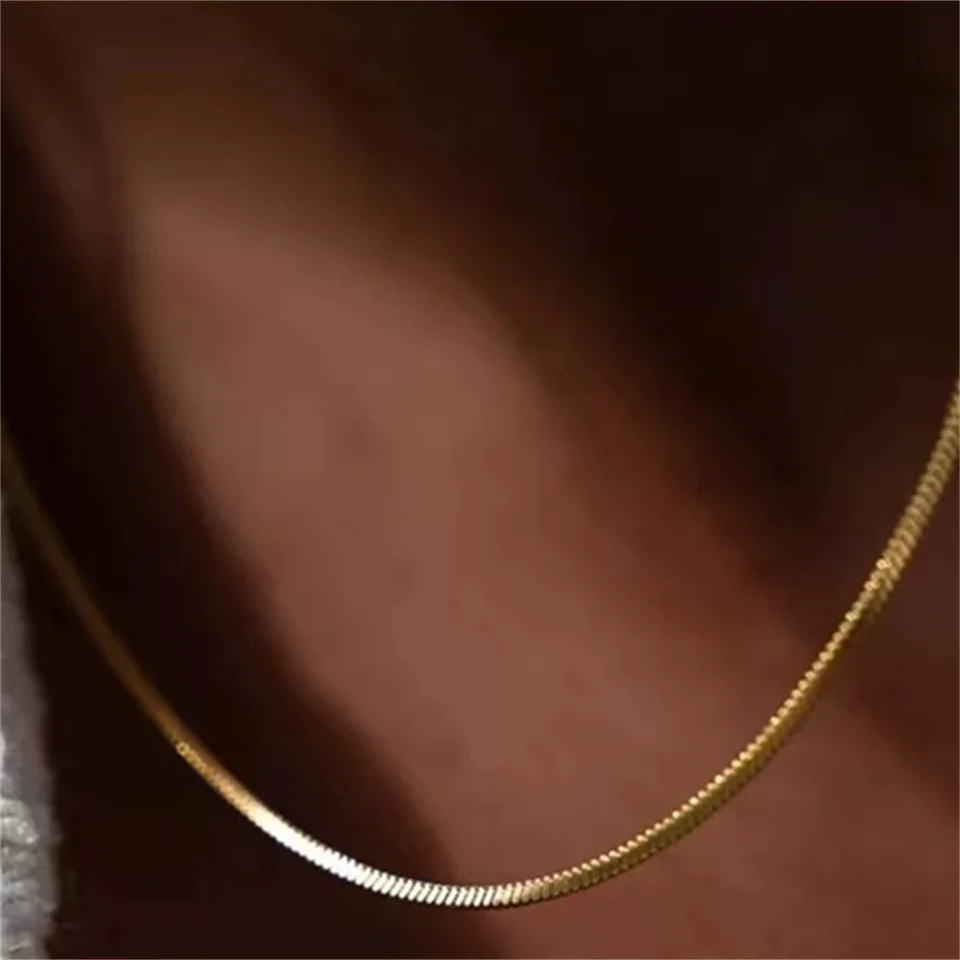 Elegant Gold-Plated Stainless Steel Chain