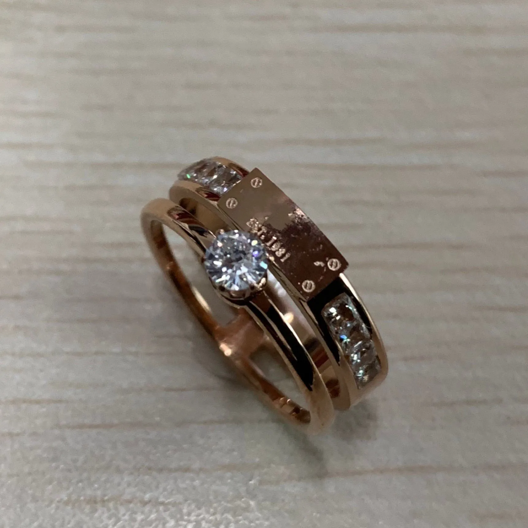 Elegant Rose Gold Solitaire Ring