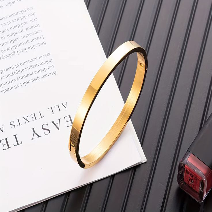 Elegant Golden Cuff Bracelet