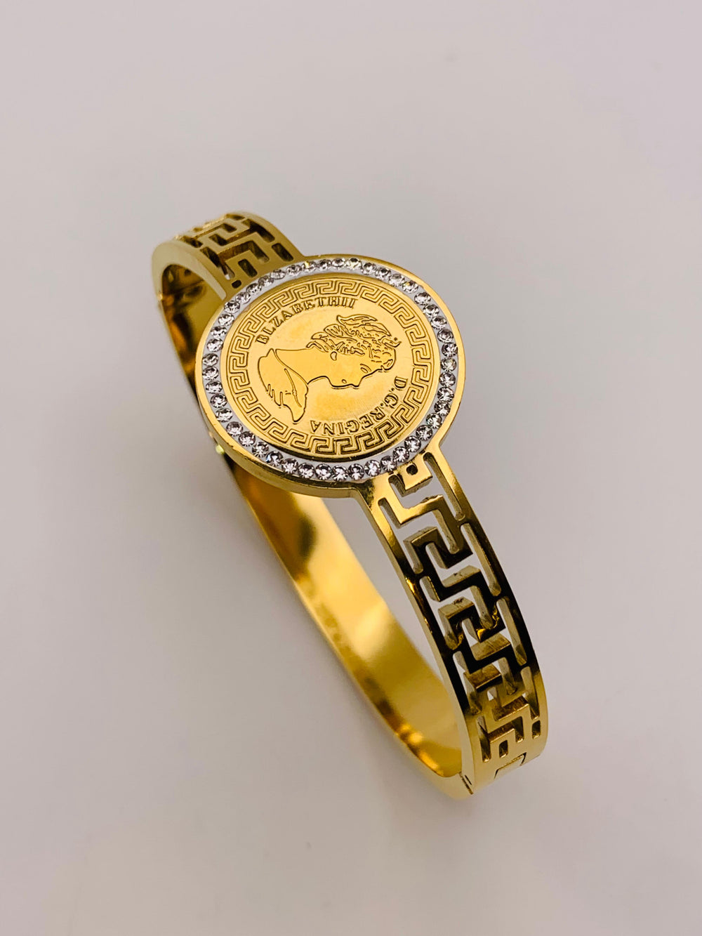 Regal Lion Head Charm Bracelet