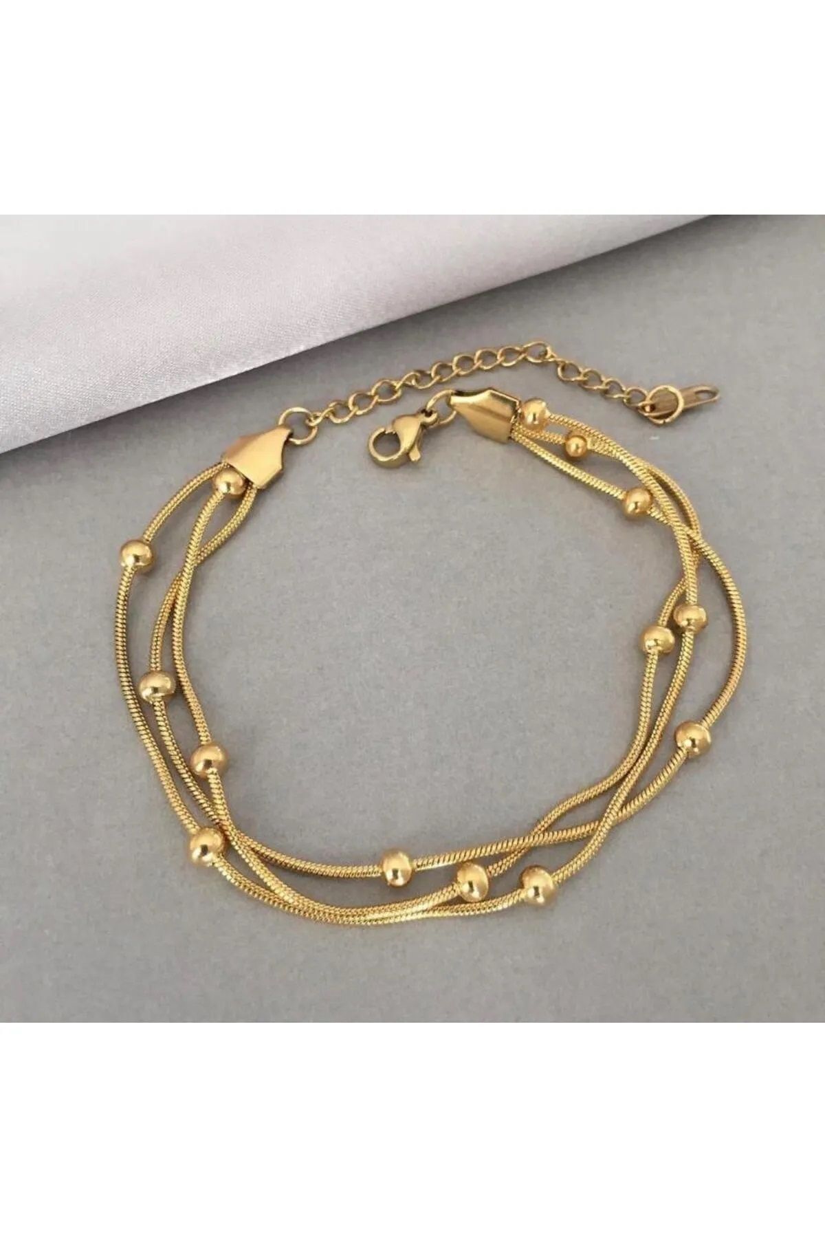 Gold Plated Multilayer Bracelet