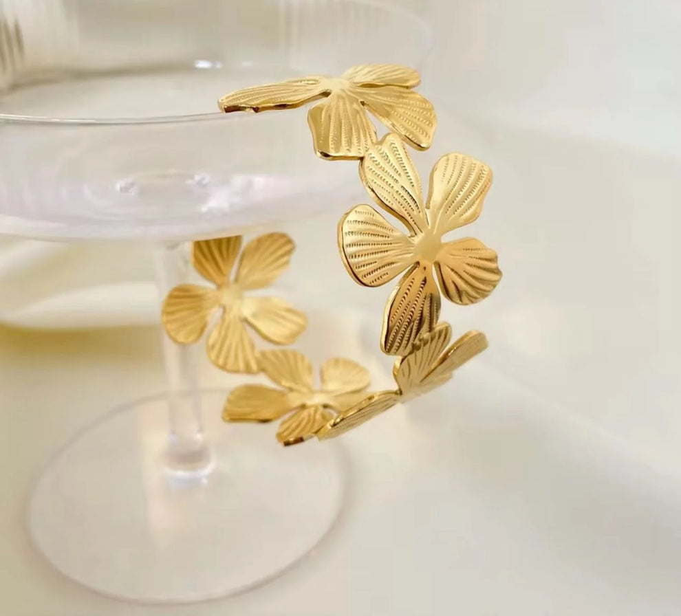 Blossom Glow Adjustable Bangle