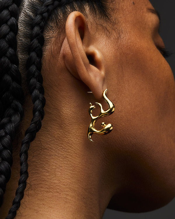 Ember Glow Stud Earrings