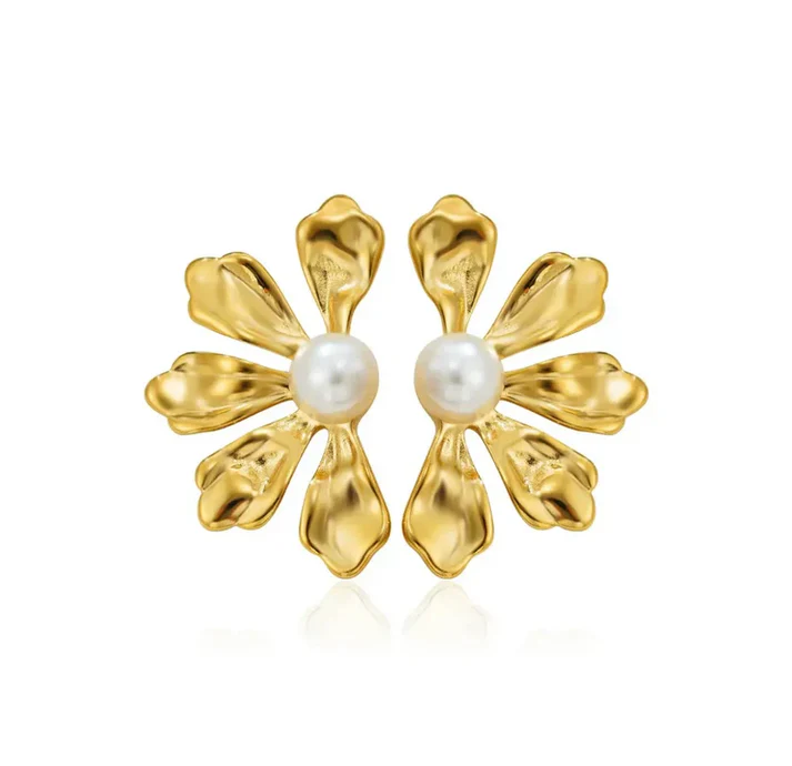 Petal Whisper Stud Earrings