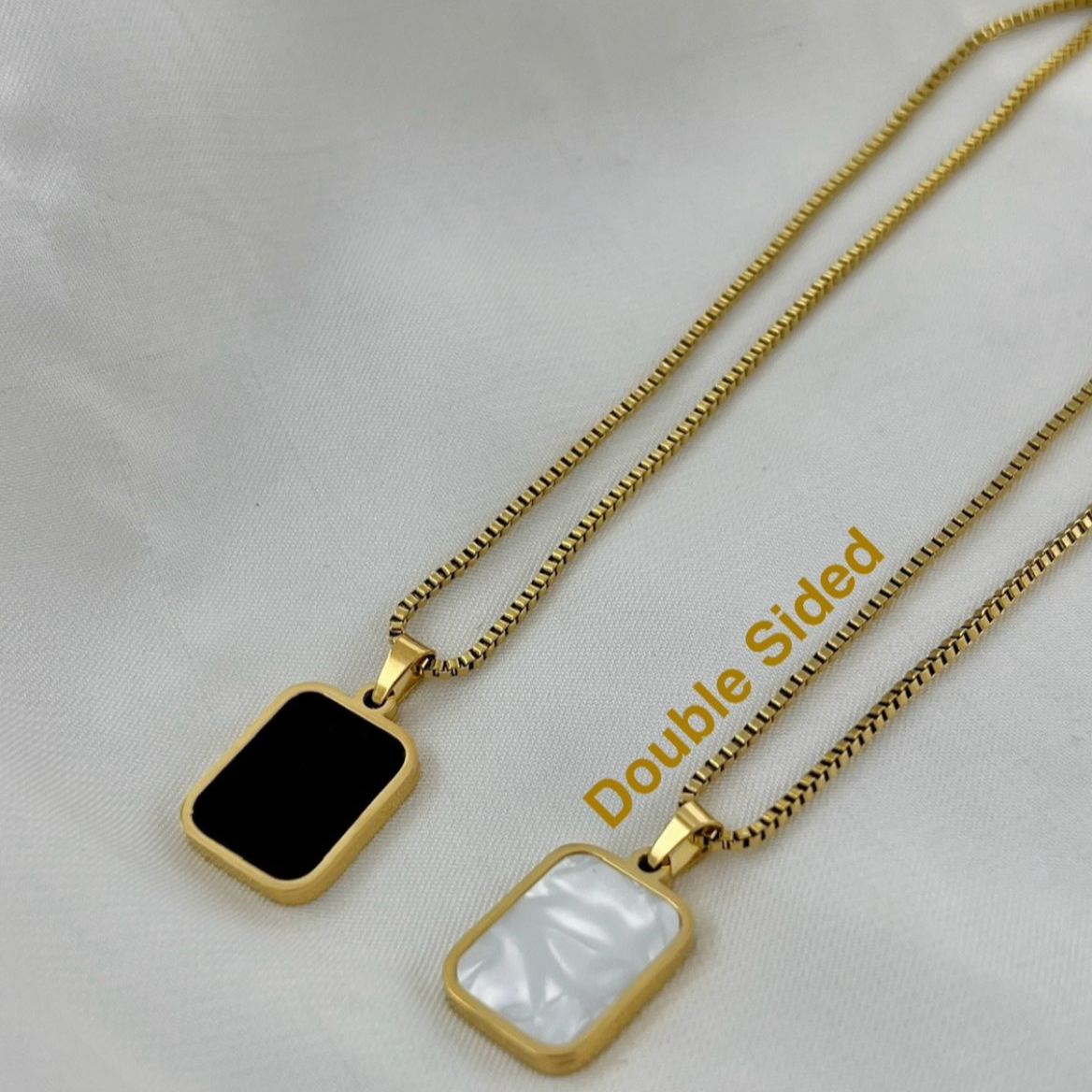 Reversible Elegance Pendant Necklace