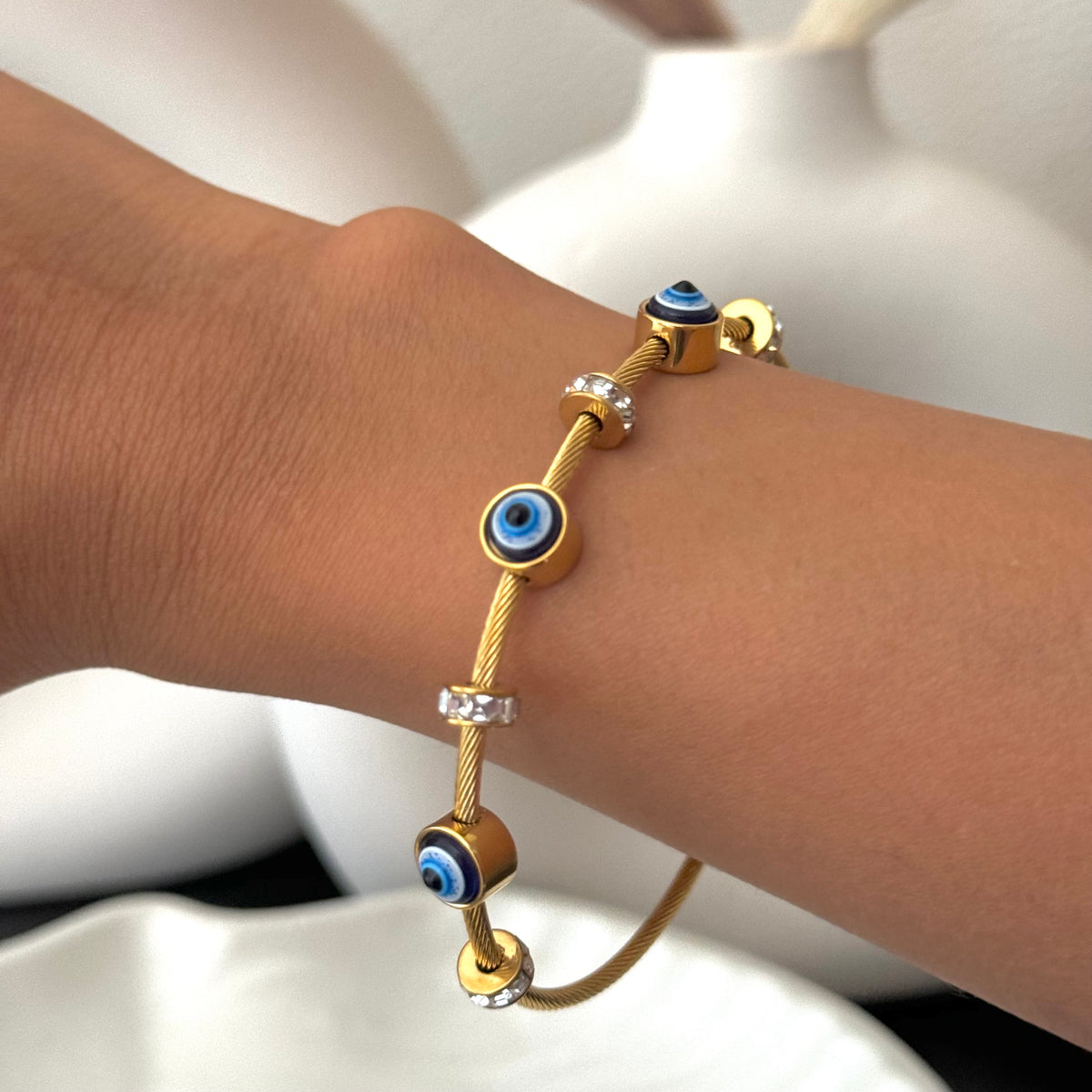 The Golden Evil Eye Bracelet