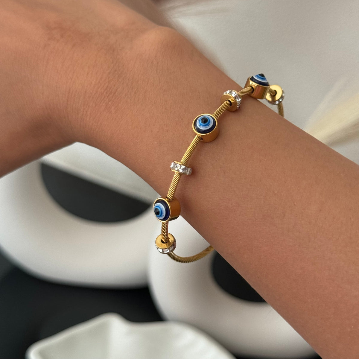The Golden Evil Eye Bracelet  