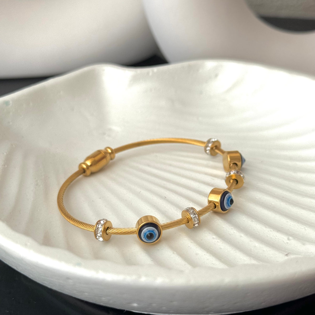 The Golden Evil Eye Bracelet  