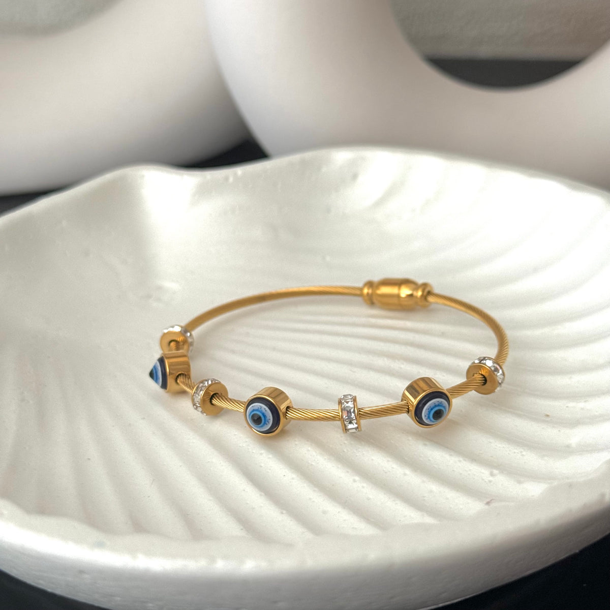 The Golden Evil Eye Bracelet  
