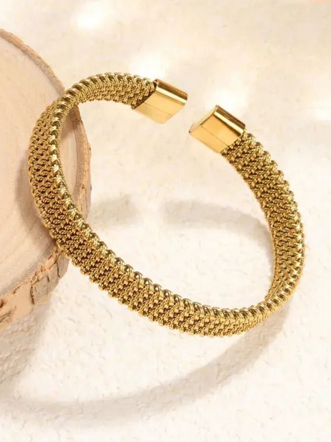 Rope of Radiance | Gold-Twist Braided Bracelet