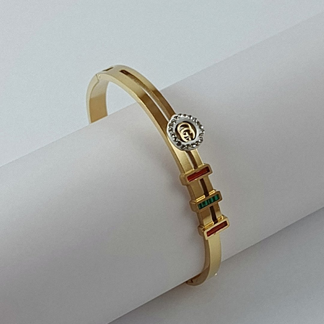 CG Regal Enamel Bangle Bracelet