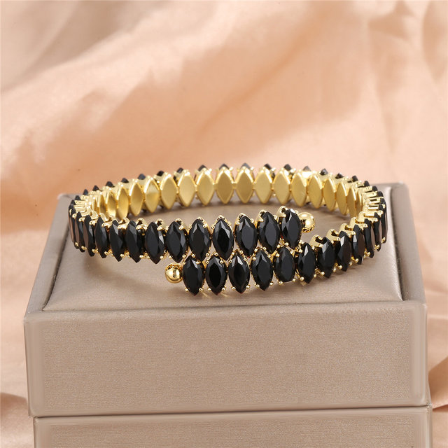 Marquise Radiance Gold-Plated Bracelet
