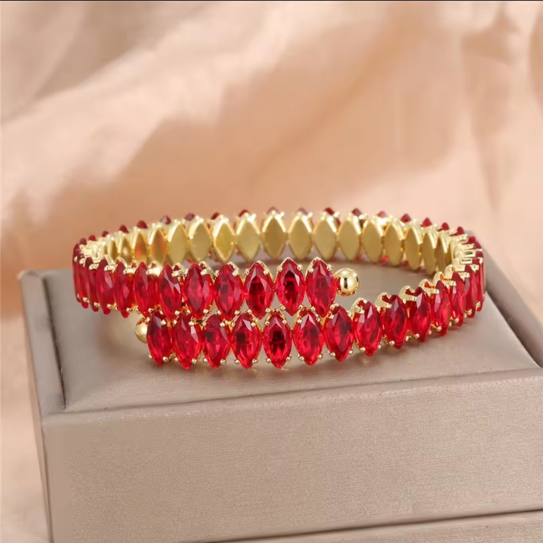 Marquise Radiance Gold-Plated Bracelet