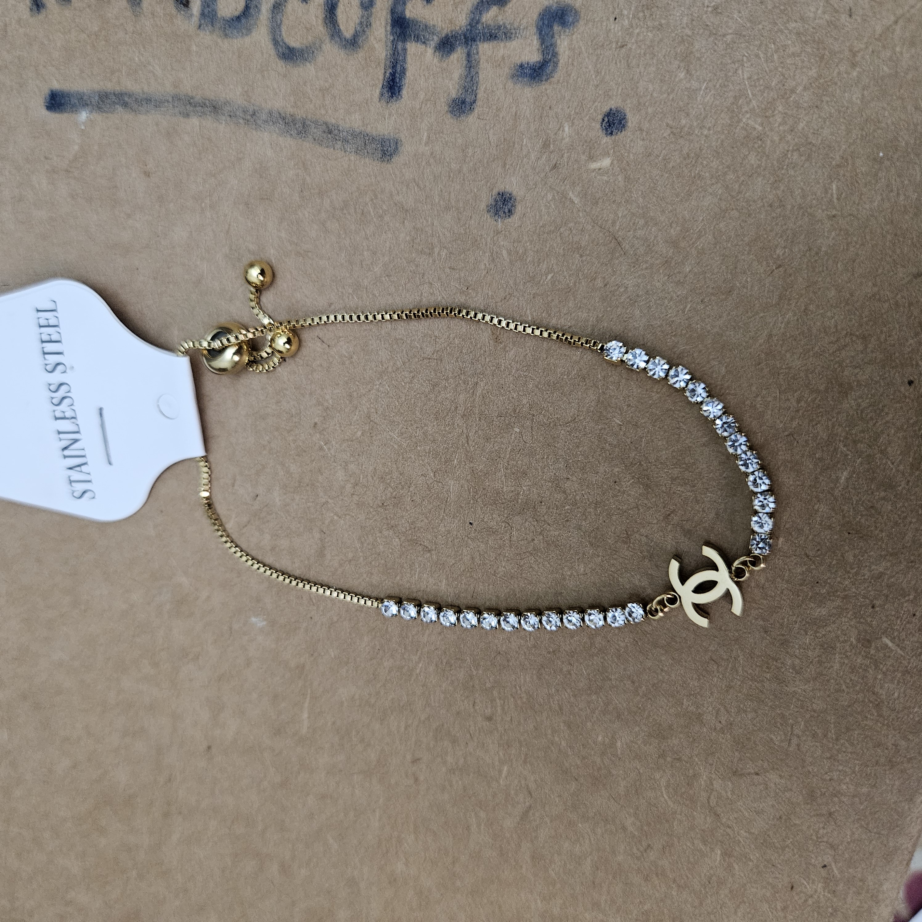 Noir CC | Signature Gold Chain Bracelet