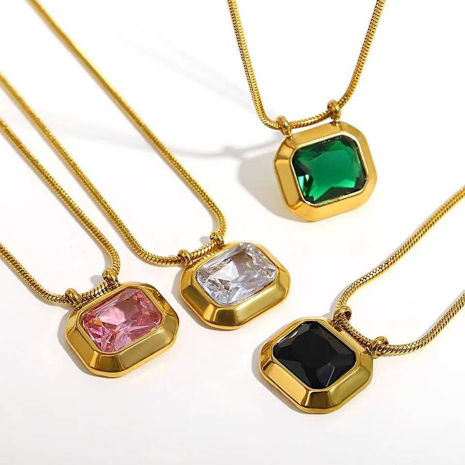 Rang-e-Rooh Gemstone Pendant Necklace