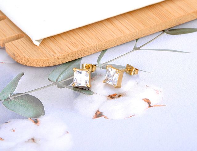 Gilded Prism Studs