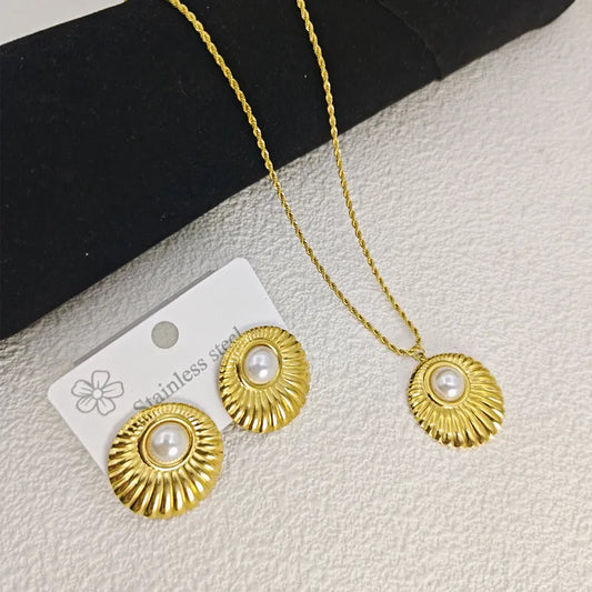 Mahira Pearl Crest Set – Stainless Steel Heritage