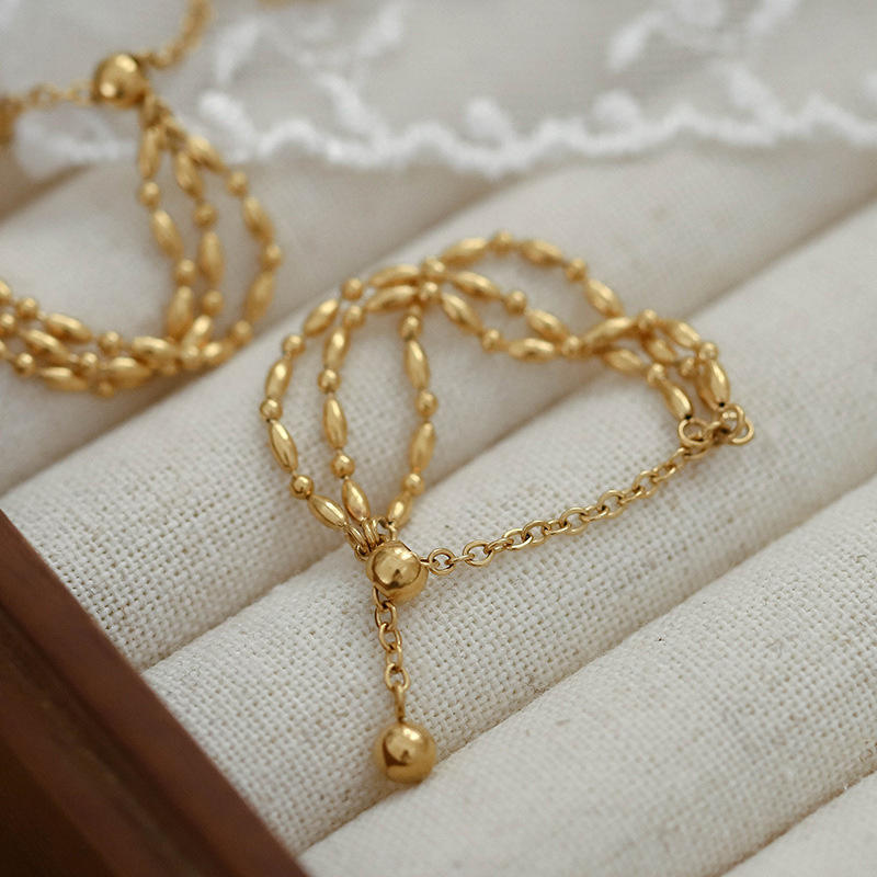 Zeenat Gold Adjustable Ring