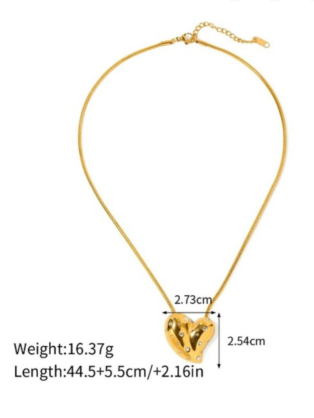 Qalbé Noor Necklace – Heart of Light