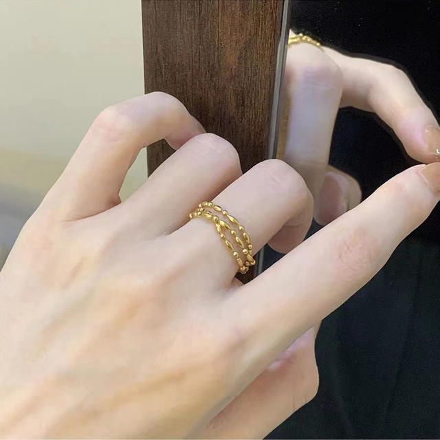 Zeenat Gold Adjustable Ring