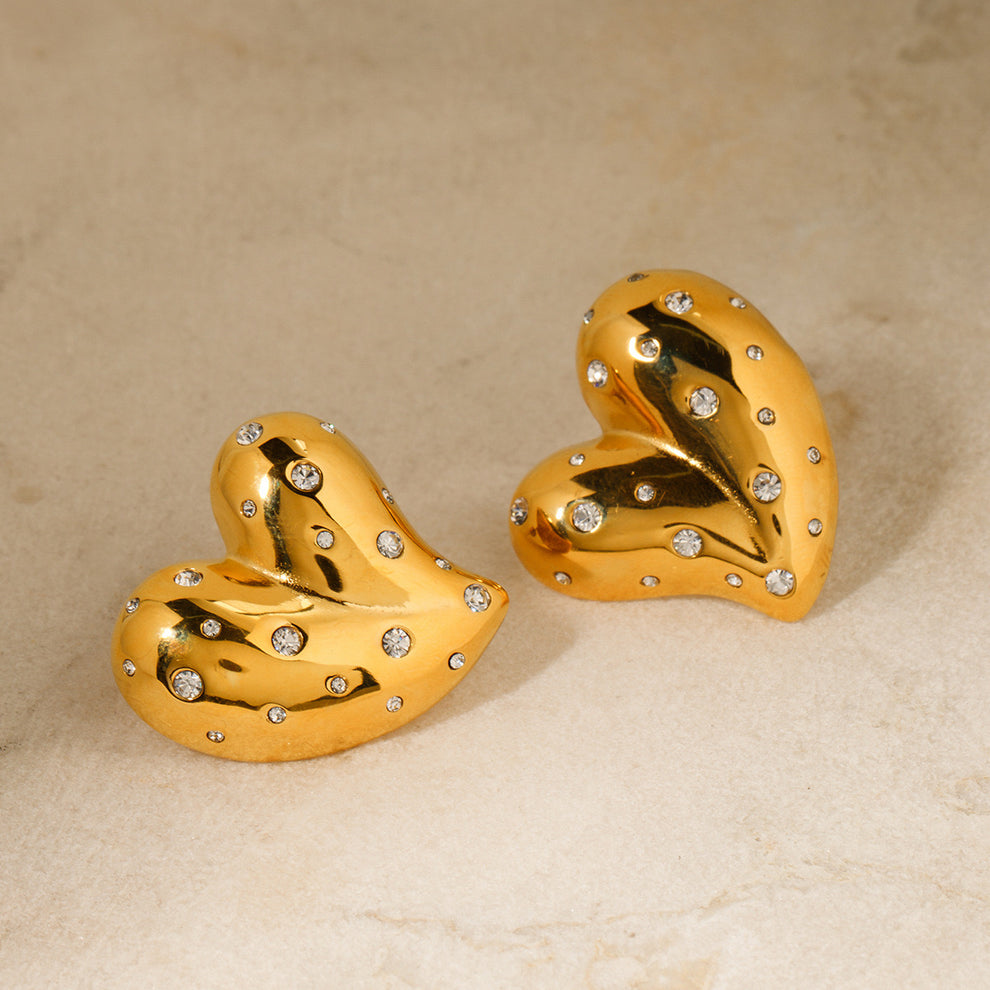 Dil-e-Noor: Heart of Radiance Earrings