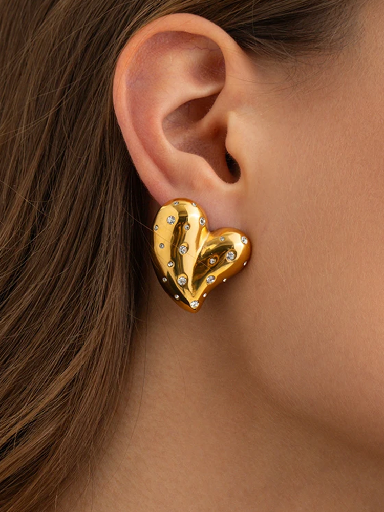 Dil-e-Noor: Heart of Radiance Earrings