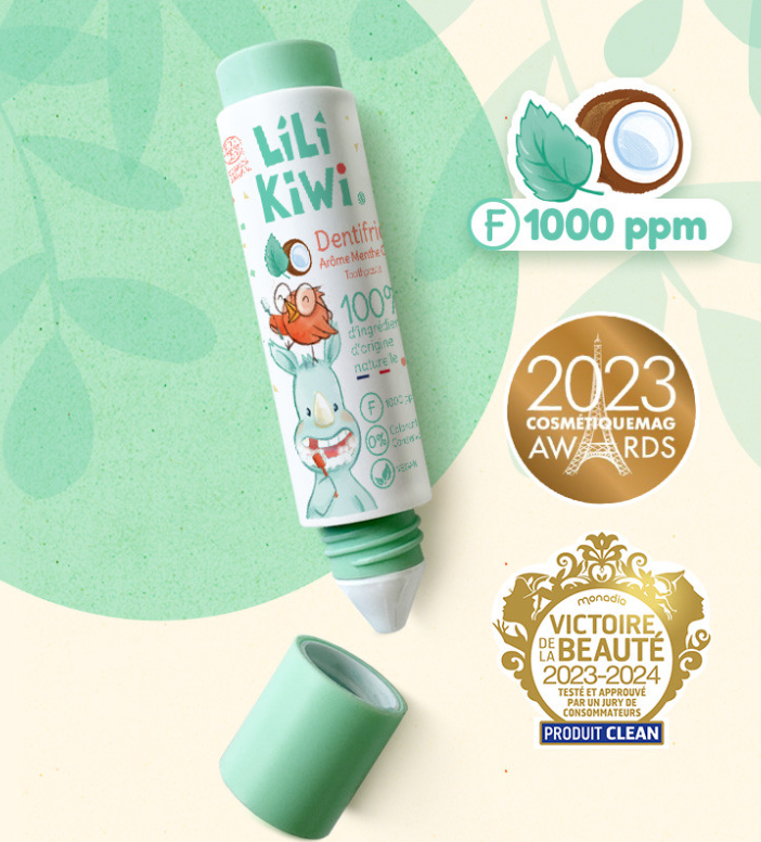 Dentifrice menthe douce et noix de coco 1000 ppm