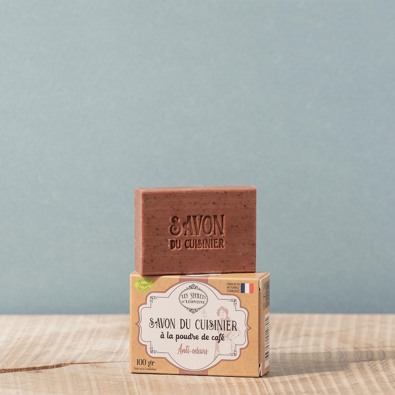 Savon du cuisinier à la poudre de café