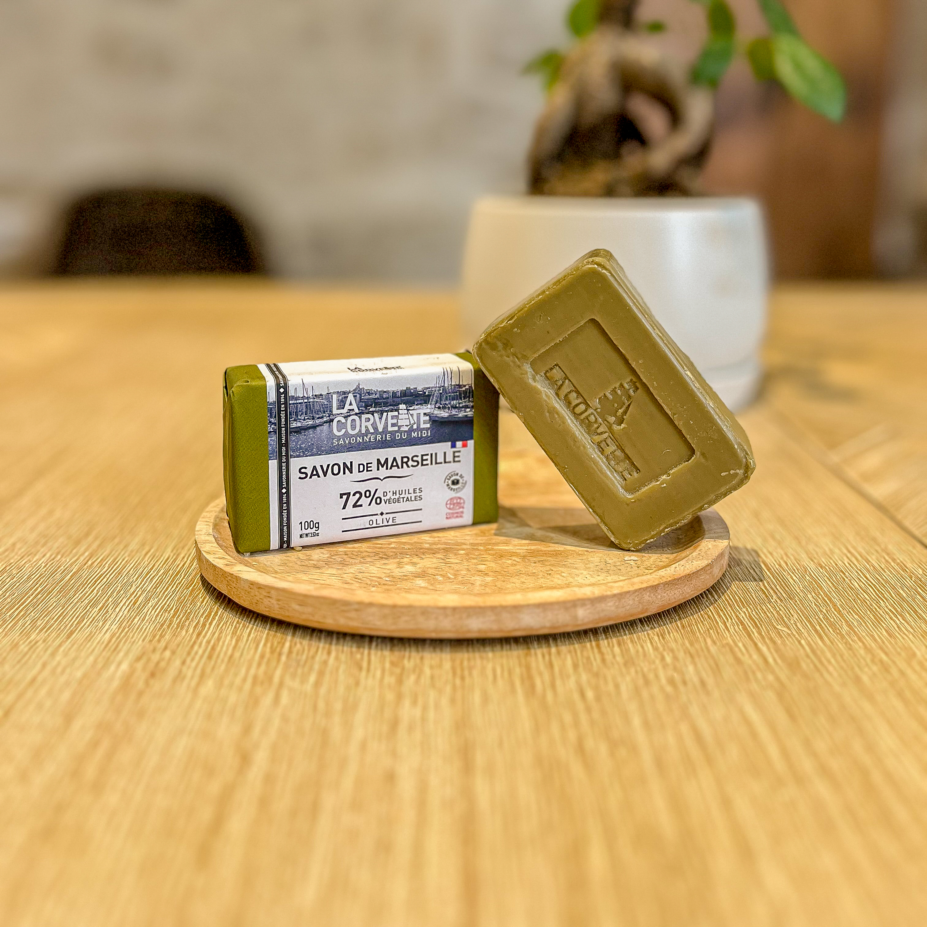 Savon de Marseille OLIVE – 100g - La Corvette