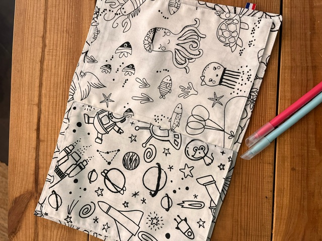 Livre de coloriage lavable - modèle Ferme