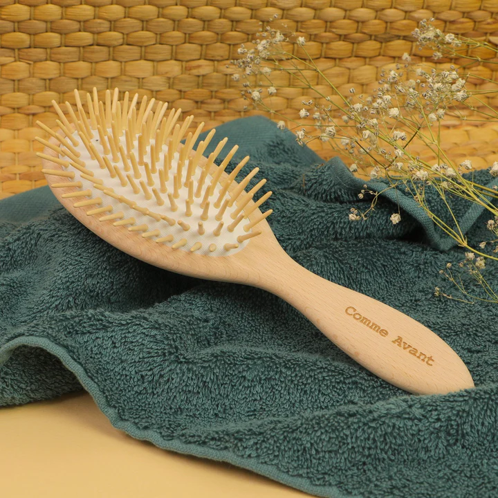 Brosse à cheveux en bois de hêtre