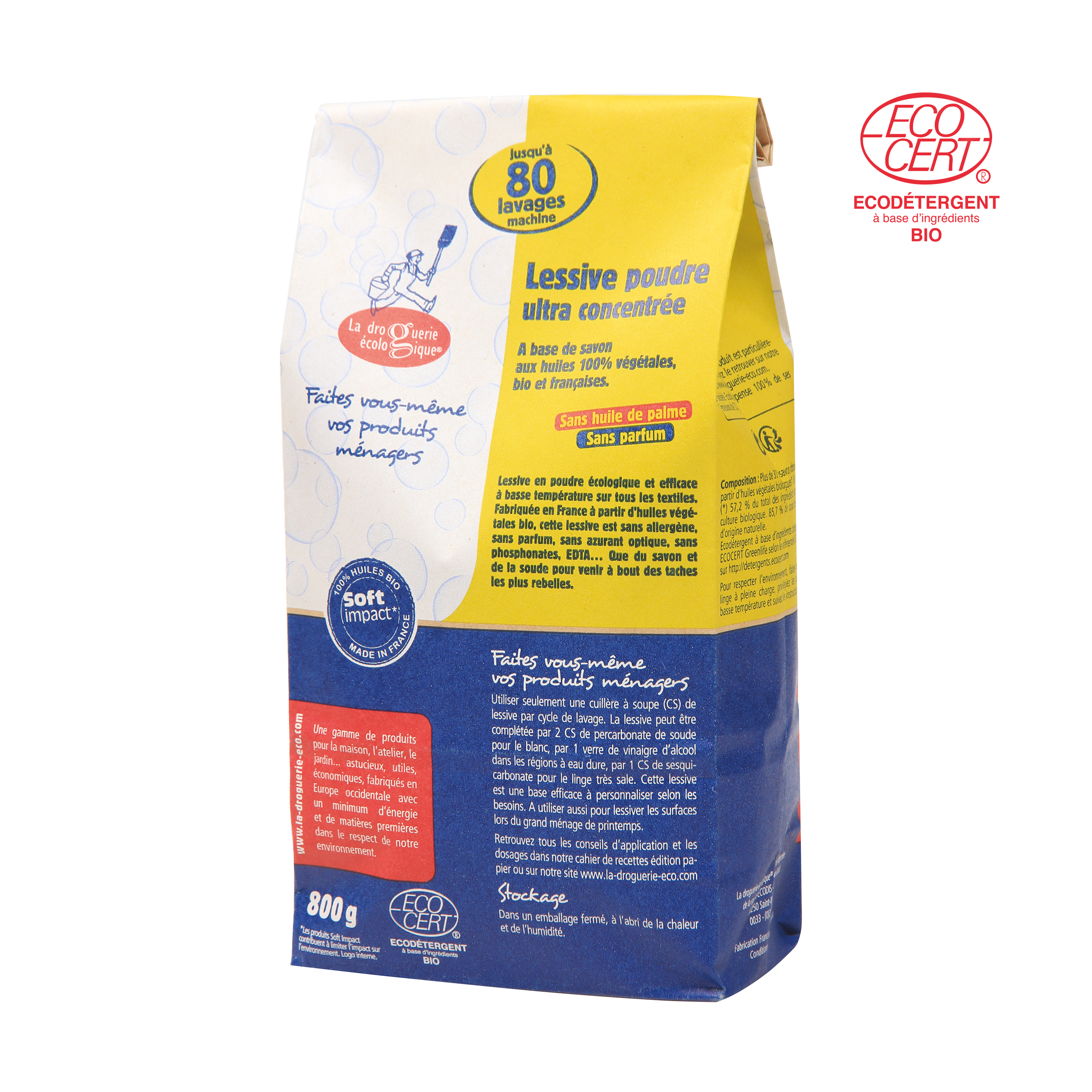 Lessive en poudre - Ultra Concentré - 1Kg