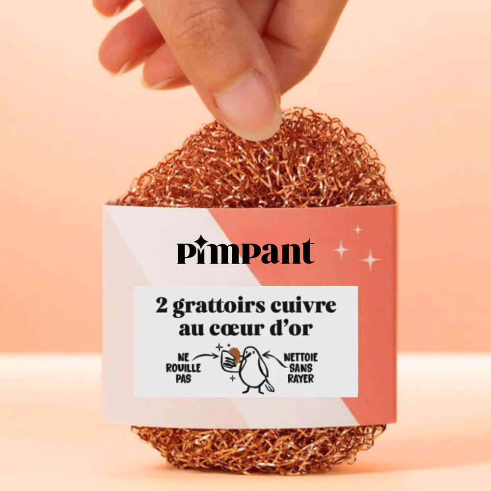 Eponge grattoir en cuivre