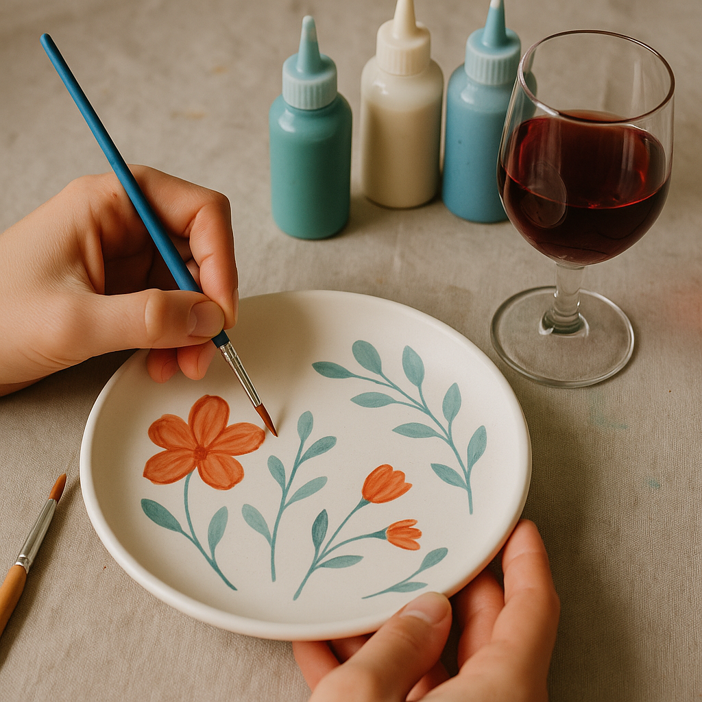 Soirée Peinture sur céramique & Vin !