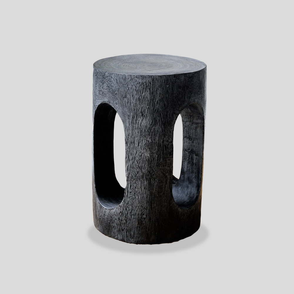 Suar Wood Stool | Round Stool Chair Trembesi Log
