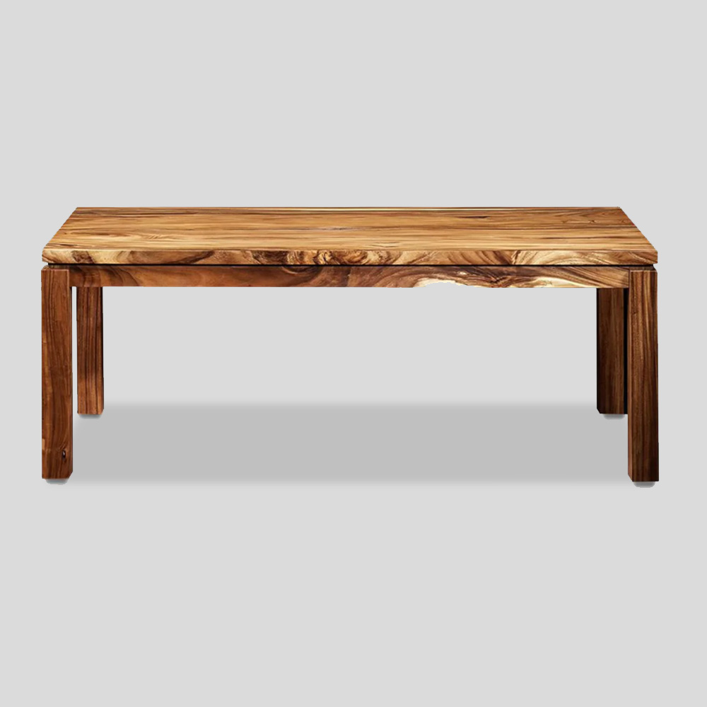 Suar Dining Room Table | Basant Table in Blackwash & Natural