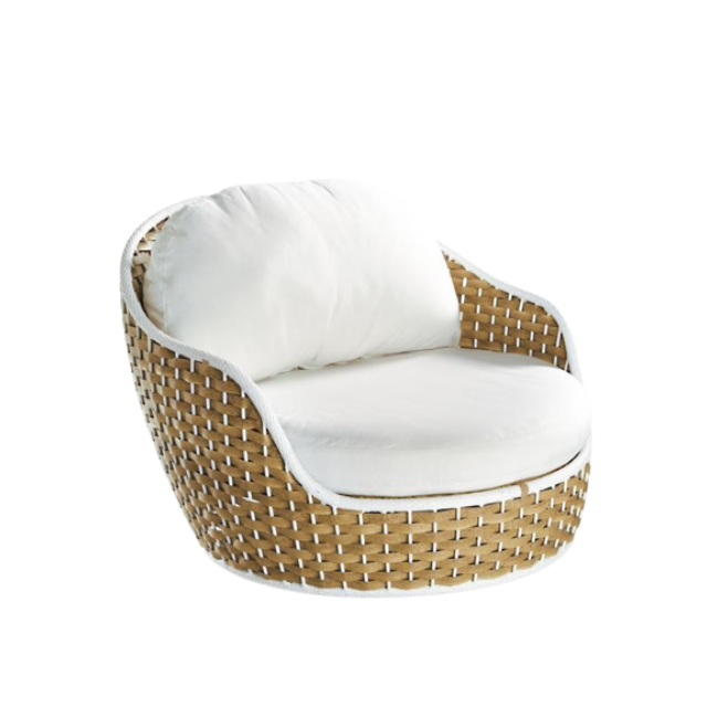 Rattan Woven Single Chair | Natural Elegance for Any Space