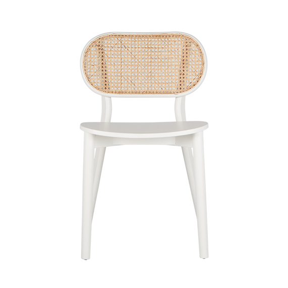 Seating Chairs Ceylon Chair White | Solid Wood Rattan Dining Chairs