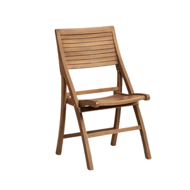Dining Folding Chair with Solid Teak Wood | Durable Wooden Chair