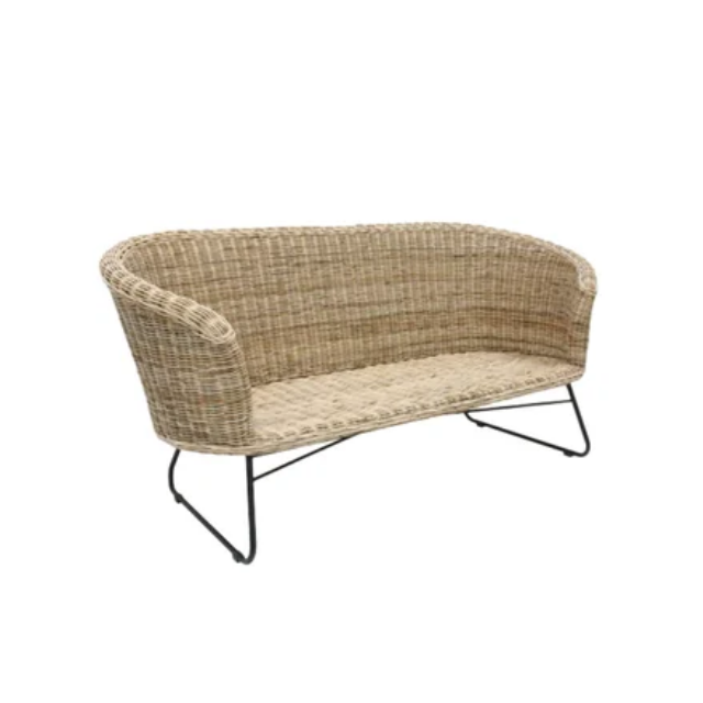 HK Living - Rattan Sofa | Stylish Rattan Sofa by HK Living