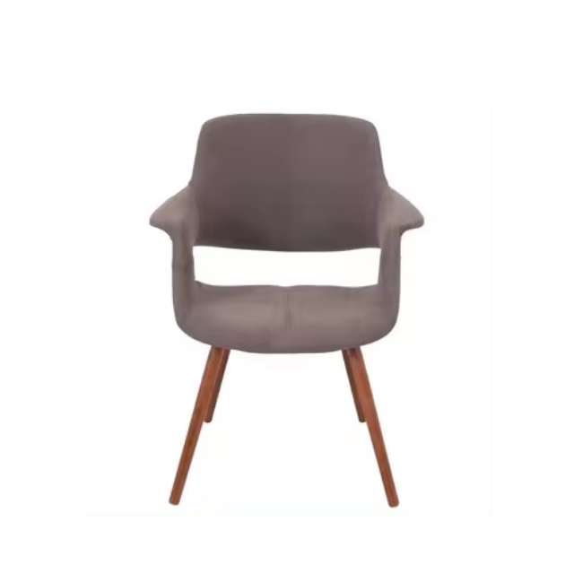 Lumisource Vintage Flair Chair Light Grey - Elegant Retro Furniture