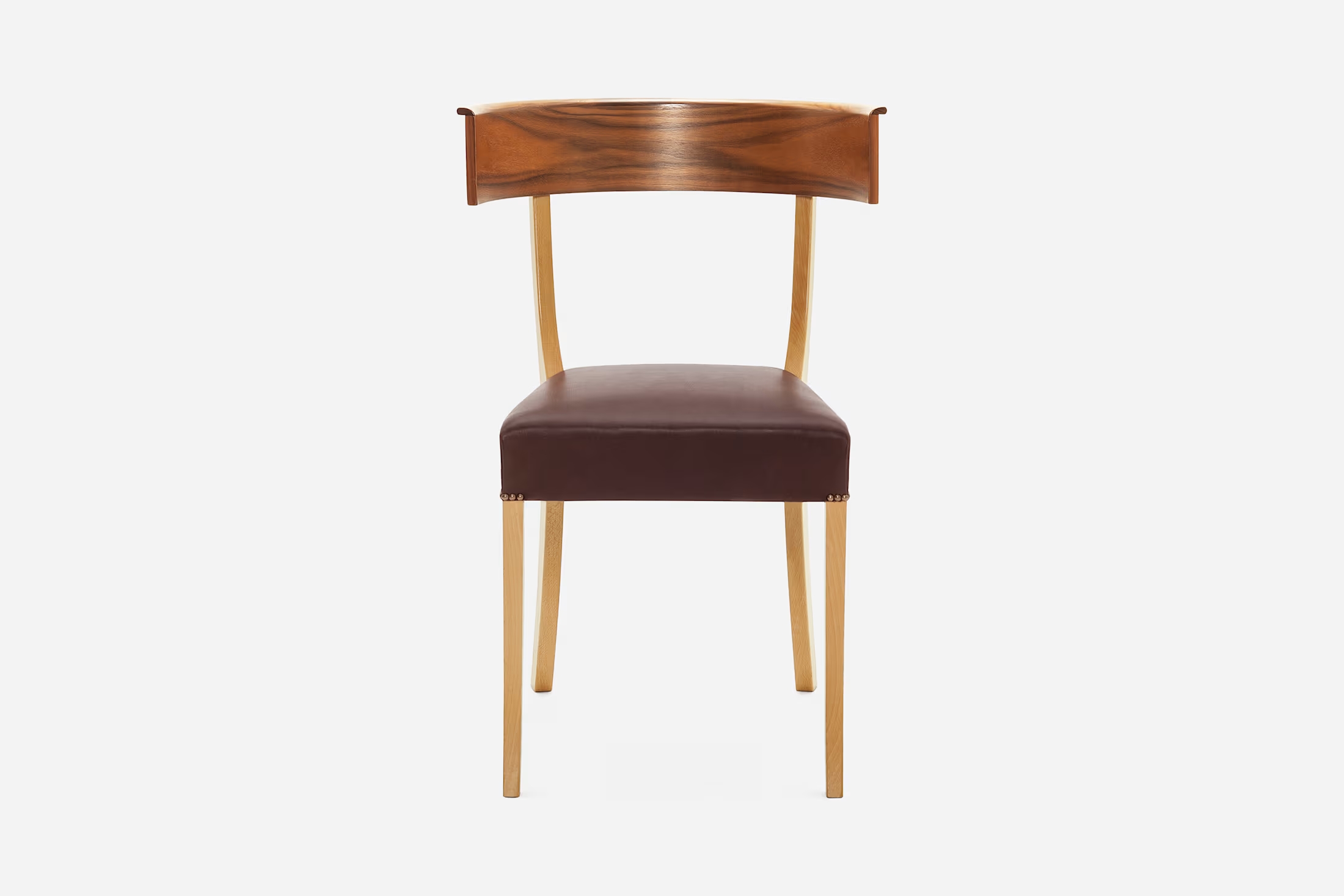 Chair 300 - Modern Wooden Frame Dining Chair Without Fabric