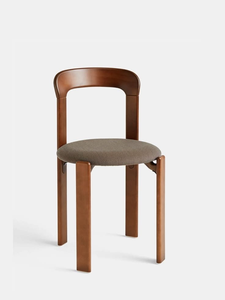 Rey Dining Chair in Umber Brown - Classic Modern Wooden Chair