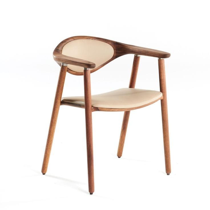 Naru Upholstered Artisan Chair – Modern Comfort with Elegant Craftsmanship