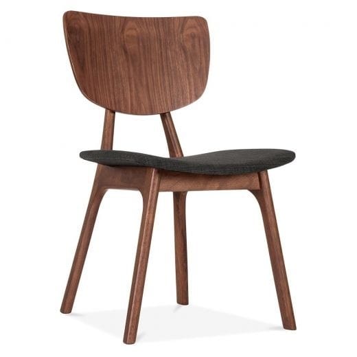 Curved Wooden Café Chair – Funky Bright Dining Chair for Modern Interiors