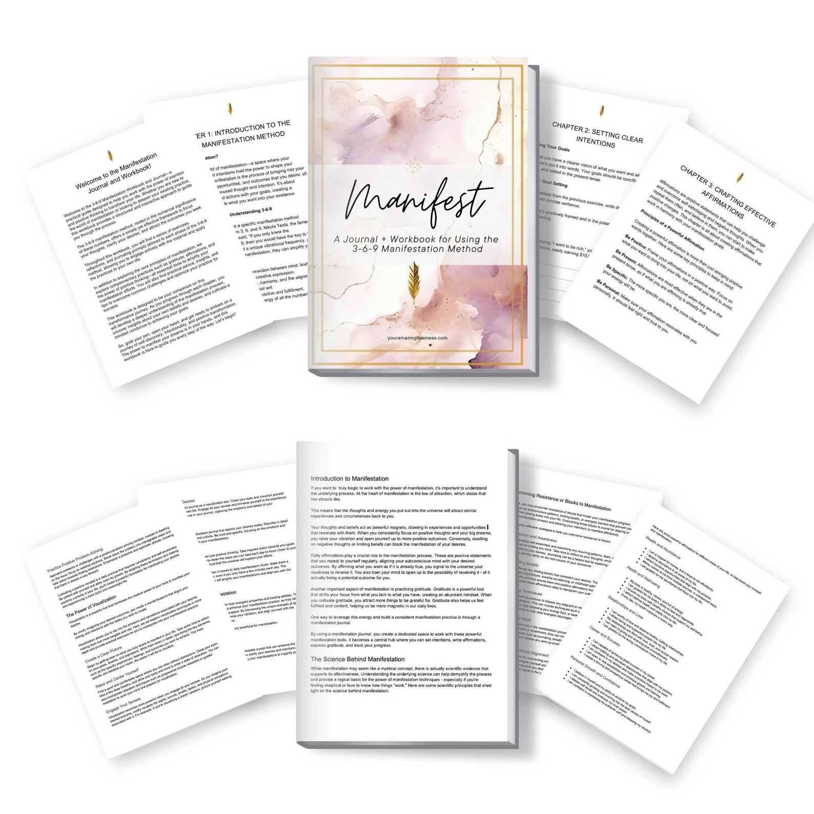 3-6-9 Manifestation Workbook & Journal